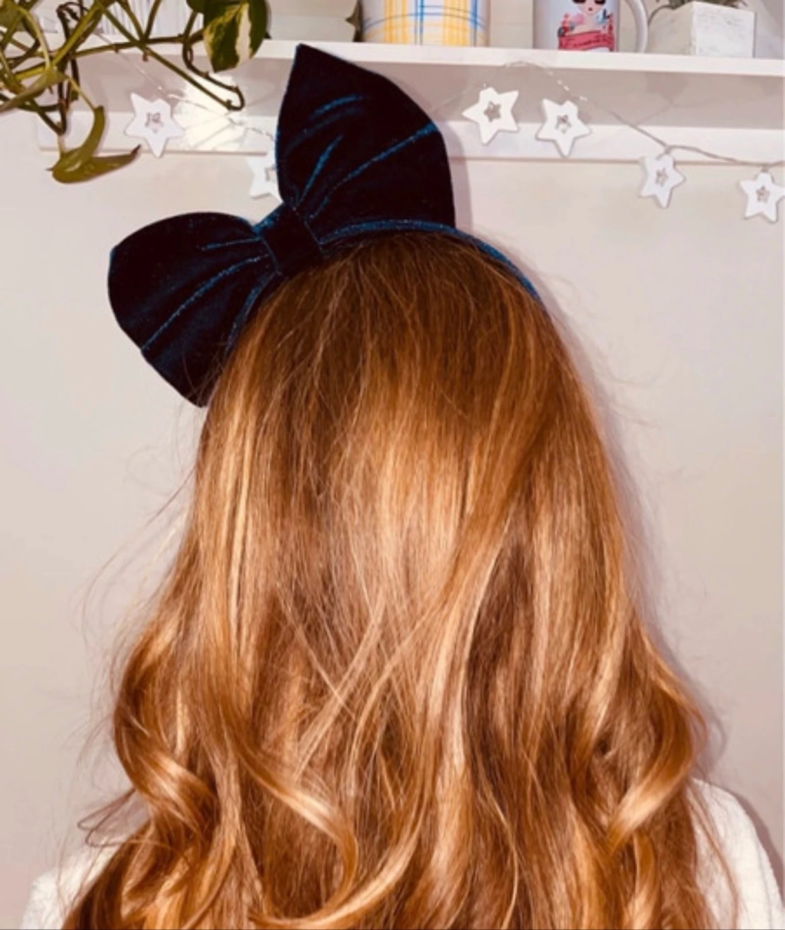Diadema terciopelo gran lazo